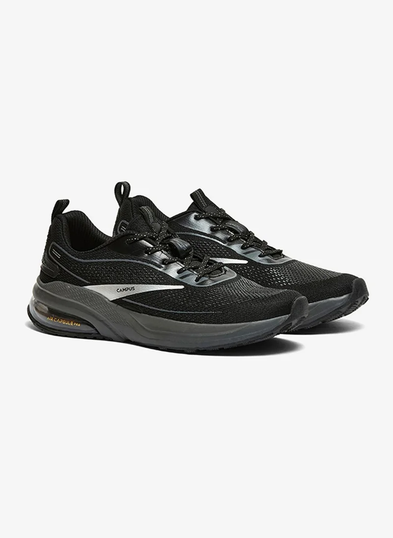 Campus Black Men Acetate Yoga Max Lace-Up Running Shoes-Black for Men | Best Price UAE