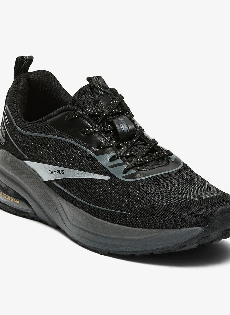 Campus Black Men Acetate Yoga Max Lace-Up Running Shoes-Black for Men | Best Price UAE