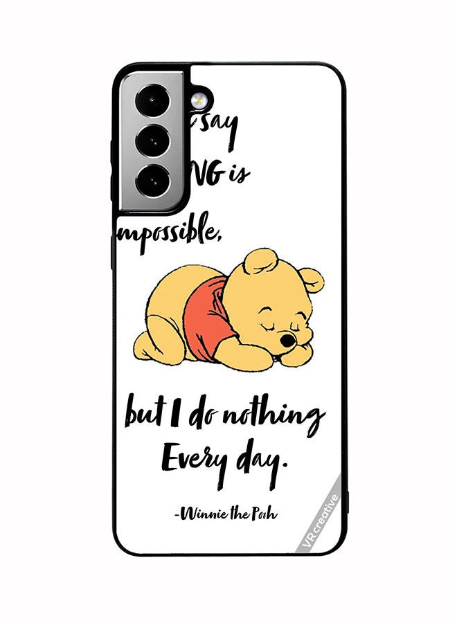Protective Case Cover For Samsung Galaxy S21 FE 5G Nothing Winnie Design Multicolour