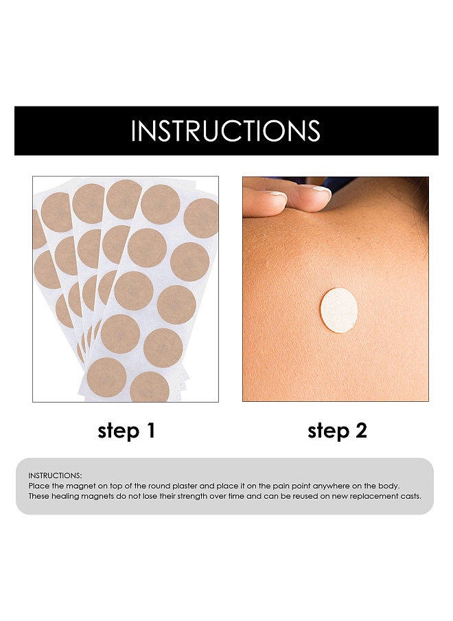 SOUTH MOON South Moon 50Pcs/Box Acupuncture Points Magnetic Patches Non-woven Fabric Pain Relief Reduce Inflammation Improve Blood Circulation  - Image 2
