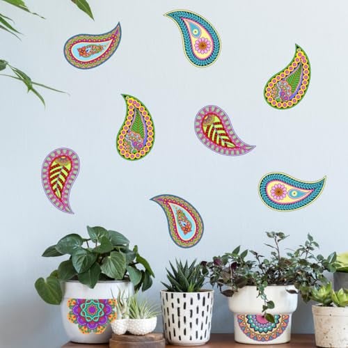 Ambiyaa PVC Vinyl Handmade Rangoli Self Adhesive Sticker (Ambiyaa) - Image 4