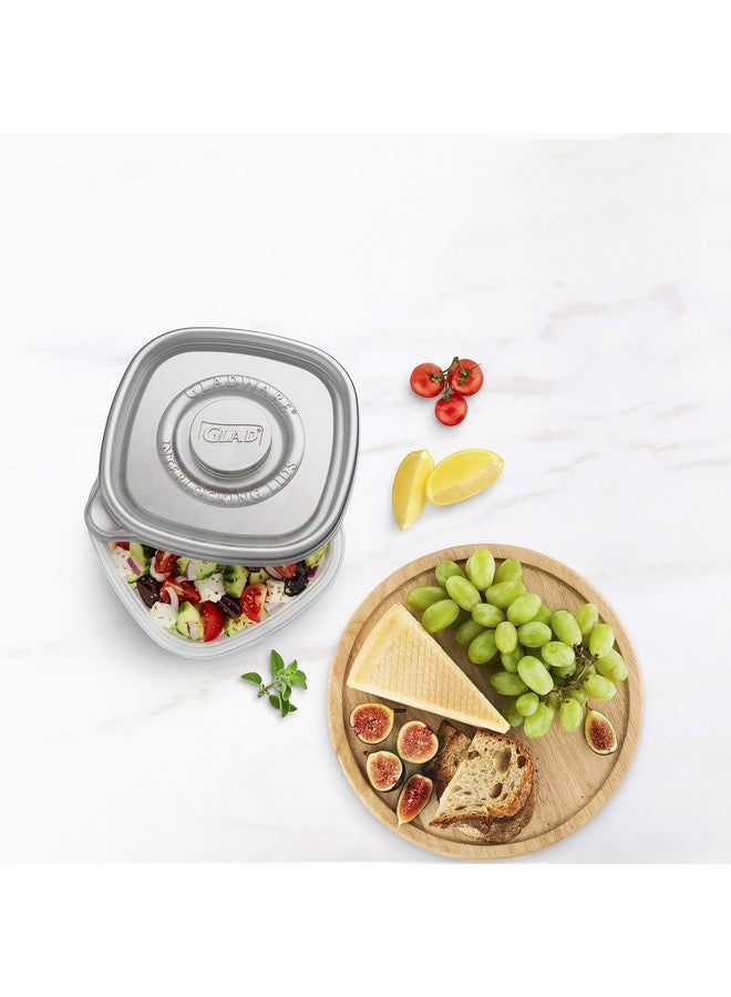 GladWare Home Mini Round Food Storage Containers, Small Food Containers Hold 4 Ounces of Food, 8 Count Set | With Glad Lock Tight Seal, BPA Free Containers and Lids - Image 4