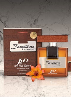 Jean Paul Dupont Scripture Weirwood 2Pcs Promo Pack Eau de Toilette 100ml + Fragrance Body Spray 200ml For Men  - Image 4