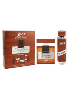 Jean Paul Dupont Scripture Weirwood 2Pcs Promo Pack Eau de Toilette 100ml + Fragrance Body Spray 200ml For Men  - Image 1