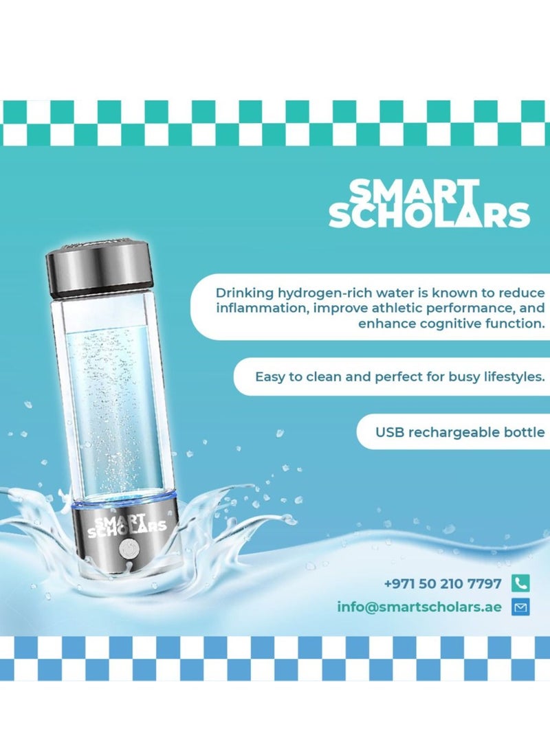 SMART SCHOLARS - Hydrofilter-Portable Hydrogen Rich Water Generator Bottle - Image 1