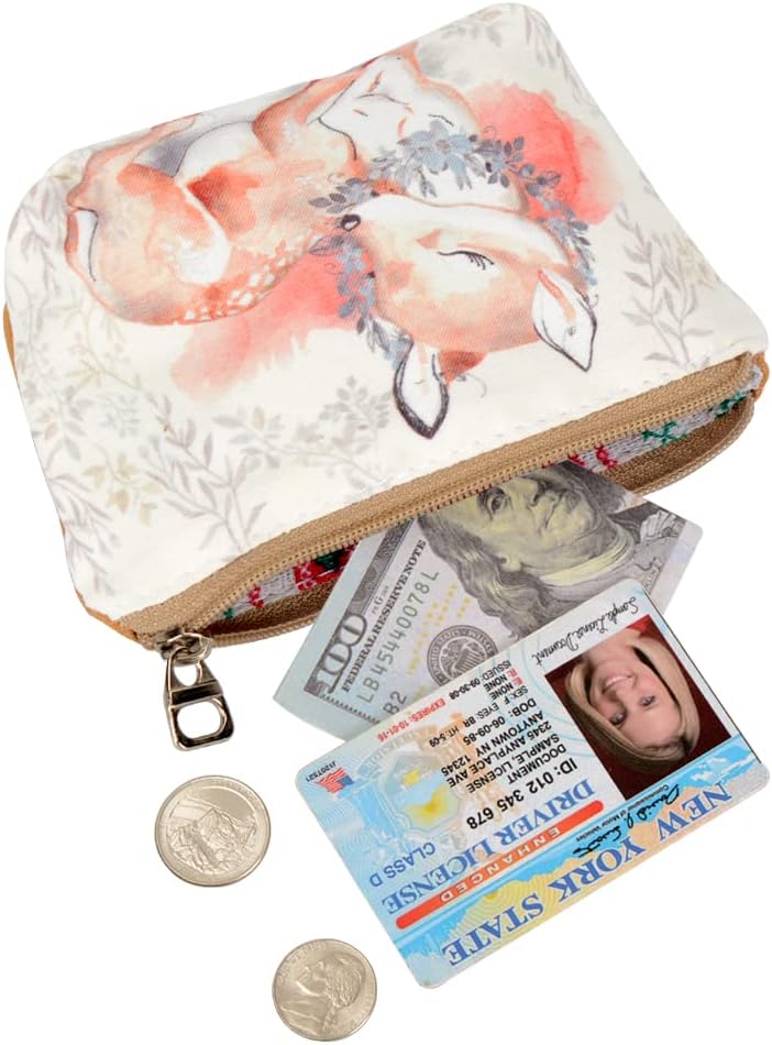 ARRIZO Women and Girls Cute Fashion Coin Purse Wallet Bag Change Pouch Key Holder - Image 4
