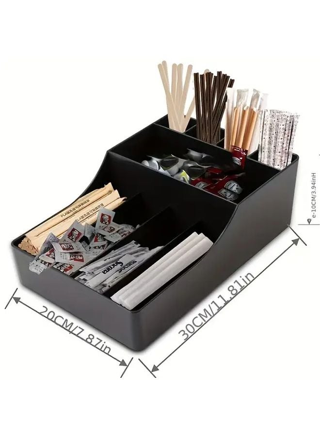 Black Multi Functional Storage Organizer Box For Coffee Capsules Pods Spices - Image 1