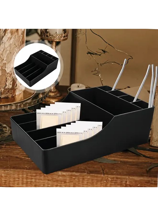 Black Multi Functional Storage Organizer Box For Coffee Capsules Pods Spices - Image 3