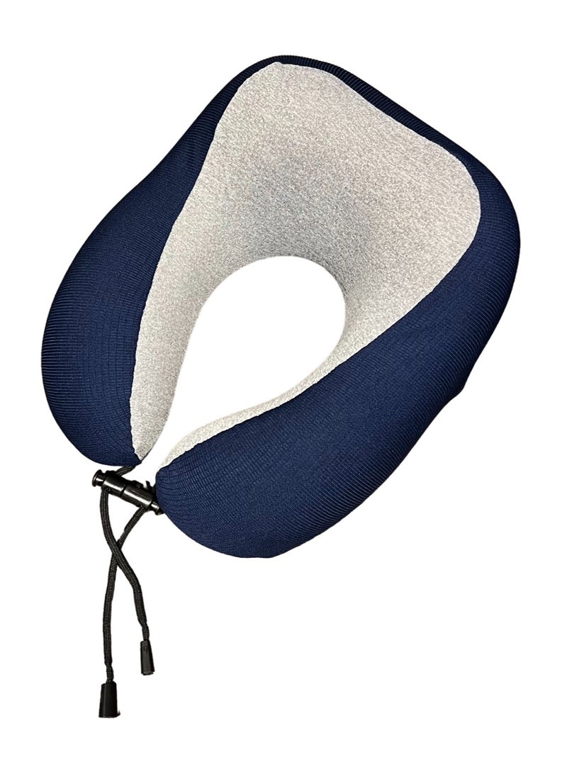 VIO - Travel Pillow Memory Foam Neck Pillow U Shape Head Pillow With Comfortable Breathable Washable Cover Pillow for Car Airplane Bus Train Travel Home Use - Image 1