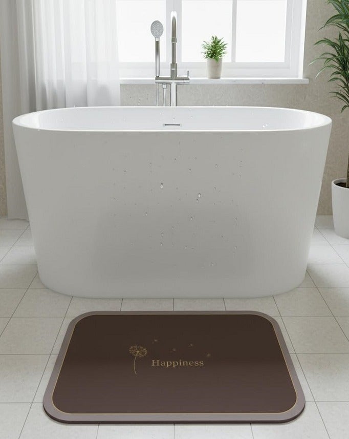 LIVVY Non-Slip Bathroom & Kitchen Mat 60x40 cm – Super Absorbent Quick Dry Soft Floor Carpet for Shower, Toilet & Home Decor Anti-Slip, Water Absorbent, Fast Dry, Durable Rug - Image 1