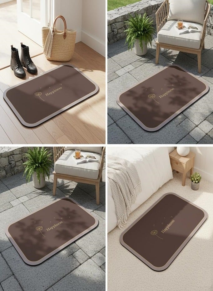 LIVVY Non-Slip Bathroom & Kitchen Mat 60x40 cm – Super Absorbent Quick Dry Soft Floor Carpet for Shower, Toilet & Home Decor Anti-Slip, Water Absorbent, Fast Dry, Durable Rug - Image 2