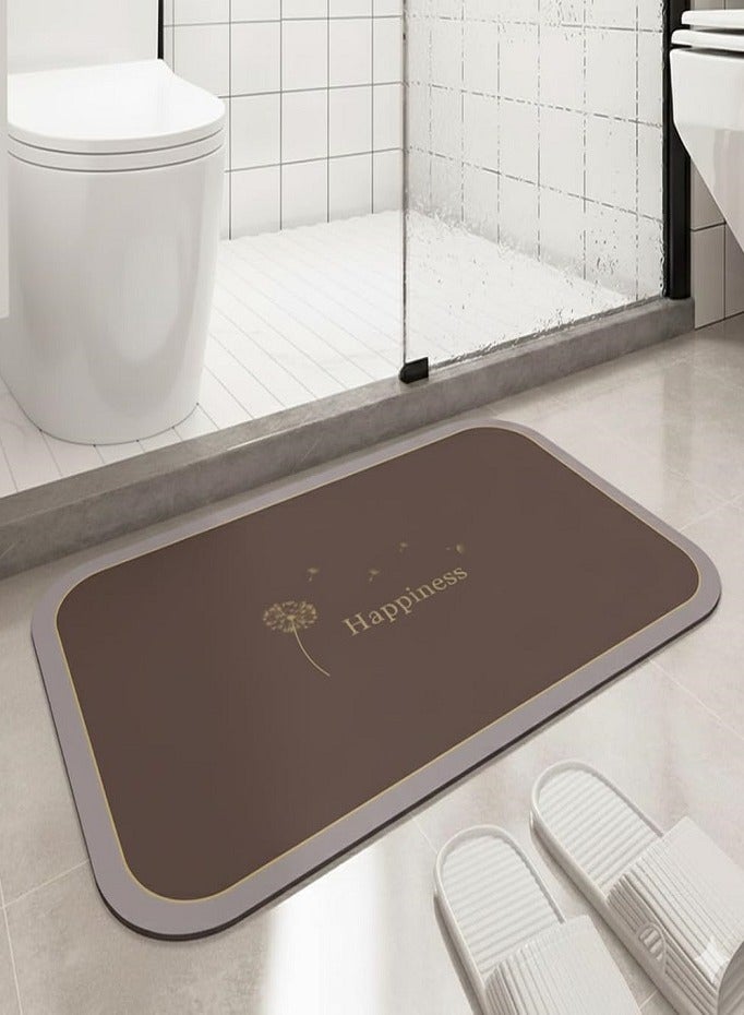 LIVVY Non-Slip Bathroom & Kitchen Mat 60x40 cm – Super Absorbent Quick Dry Soft Floor Carpet for Shower, Toilet & Home Decor Anti-Slip, Water Absorbent, Fast Dry, Durable Rug - Image 3
