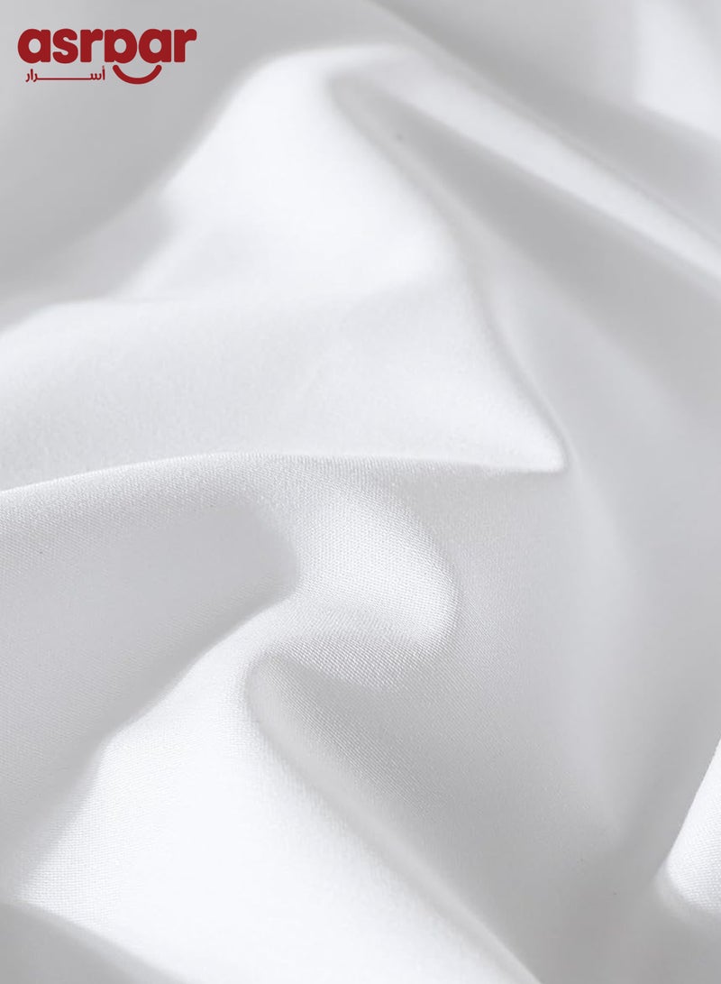 Asraar Premium Waterproof Pillow Protector - Zipper Pillow Case Protector, Soft and Comfortable Bed Bug Proof Encasement Covers, Allergy Safe Protects From Dirt & Crumbs, Quiet Non-Noisy 100% Liquid Protection, 75x50 cm White - 1 Pillow Cover - Image 5