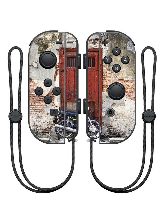 مايتي سكينز غلاف Mightyskins متوافق مع وحدة تحكم Nintendo Joy Con Penang النارية | غطاء ملتف واقٍ ومتين وفريد من نوعه من الفينيل | سهل التطبيق والإزالة وتغيير الأنماط | صنع في الولايات المتحدة الأمريكية - Image 1