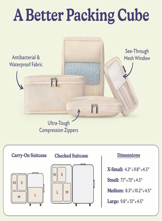 Vandel Space-Saving Compression Packing Cubes for Women, Men, Compressible Carry On Suit Case Organizer Luggage Packing Cubes for Travel Organizer Bags for Luggage and Backpacks, Suitcase Cube - Image 3