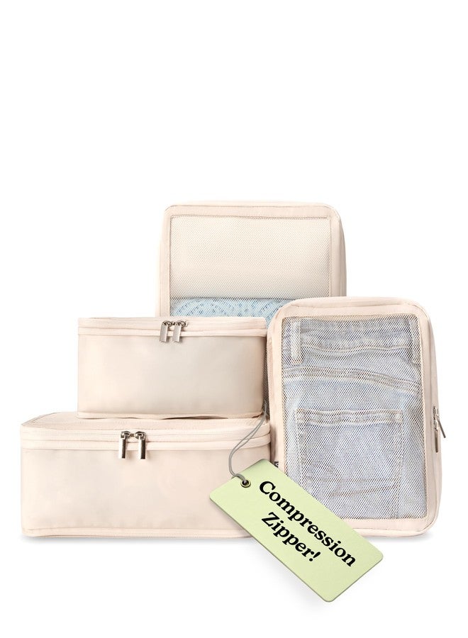 Vandel Space-Saving Compression Packing Cubes for Women, Men, Compressible Carry On Suit Case Organizer Luggage Packing Cubes for Travel Organizer Bags for Luggage and Backpacks, Suitcase Cube - Image 1