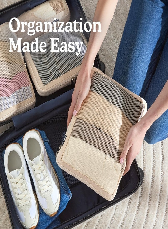 Vandel Space-Saving Compression Packing Cubes for Women, Men, Compressible Carry On Suit Case Organizer Luggage Packing Cubes for Travel Organizer Bags for Luggage and Backpacks, Suitcase Cube - Image 4