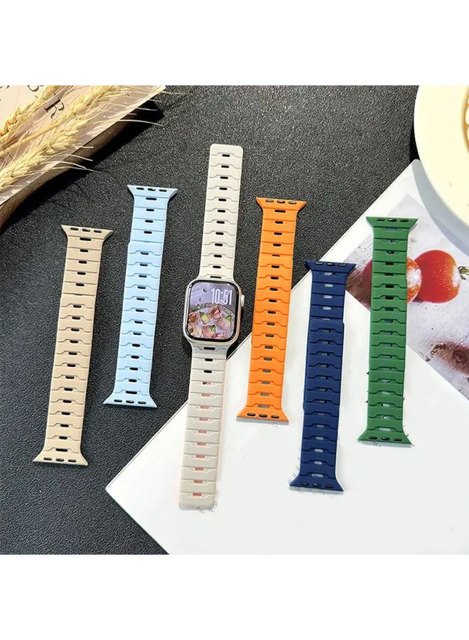 Soft Sport Magnetic Band For Men 44mm 45mm 46mm 49mm 42mm Black Gray - Image 5