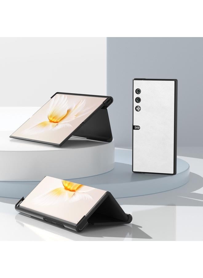 اس-توب جراب محفظة لهاتف Honor V بلونين من مادة البولي يوريثان ونسيج الليتشي - Image 4