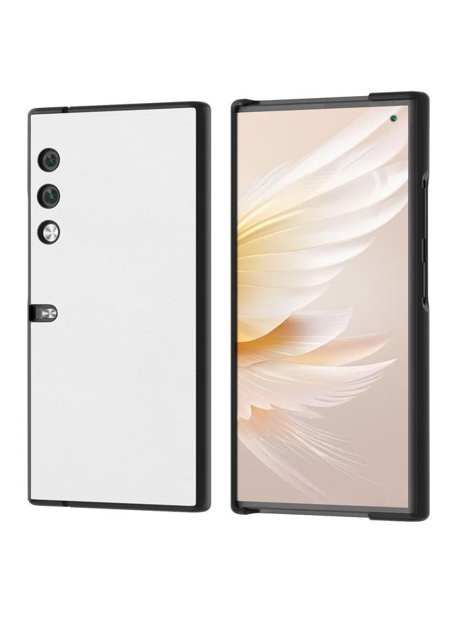 اس-توب جراب محفظة لهاتف Honor V بلونين من مادة البولي يوريثان ونسيج الليتشي - Image 1