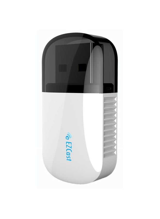 BURAQ - EZCast EZC-5200BS 600Mbps Dual Band WiFi + Bluetooth USB 2.0 Wireless Adapter (White) - Image 1