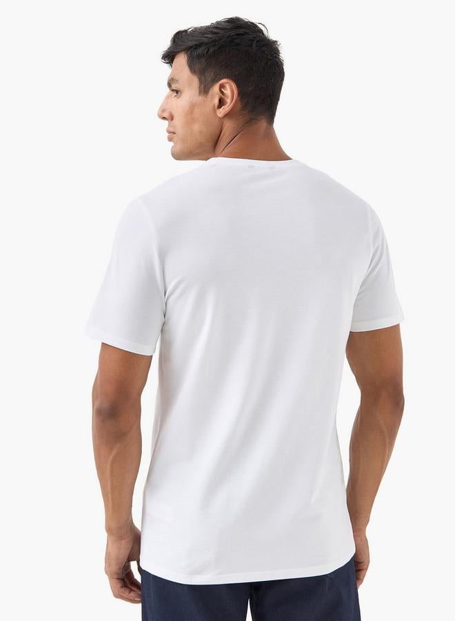 ايكونيك تيشيرت بطبعة حروف أيقونية - Image 3