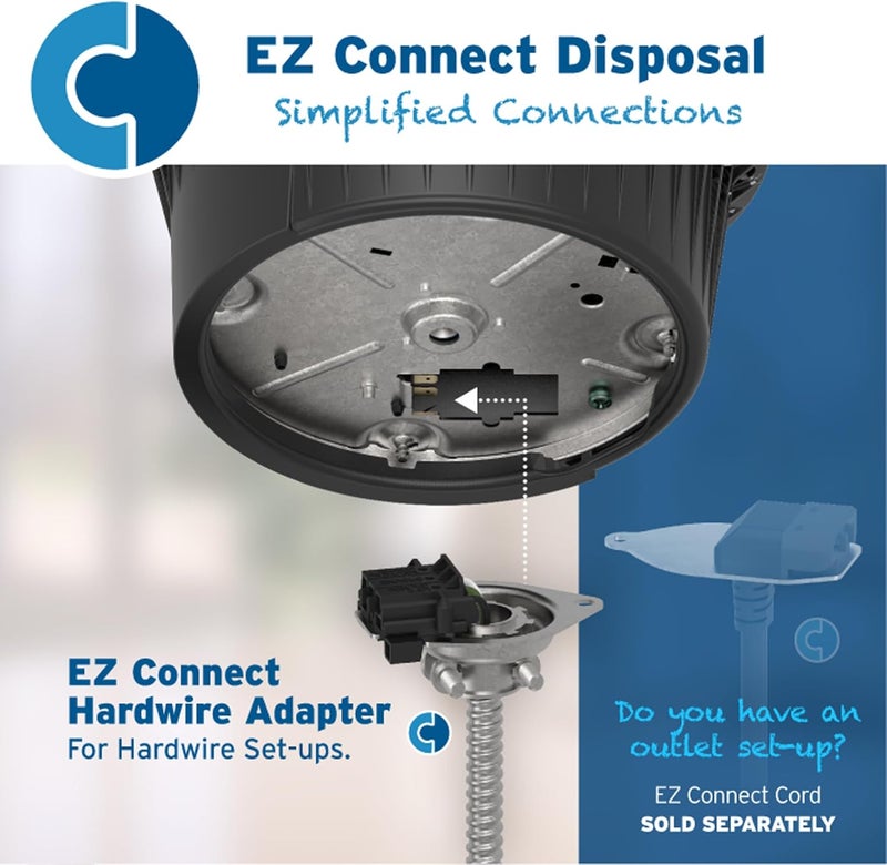 insinkerator InSinkErator EVOLUTION 1HP 1 HP Advanced Series Continuous Feed Food Waste Garbage Disposal Gray  - Image 5
