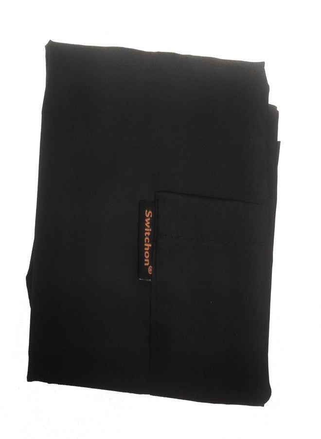 Switchon Polyester Waterproof Black Chef Apron with Front Pocket | Multi-Purpose Cooking, Baking, Gardening, Artwork & Salon | Free Size Unisex Kitchen for Home, Café, Hotel & Restaurant - Image 4