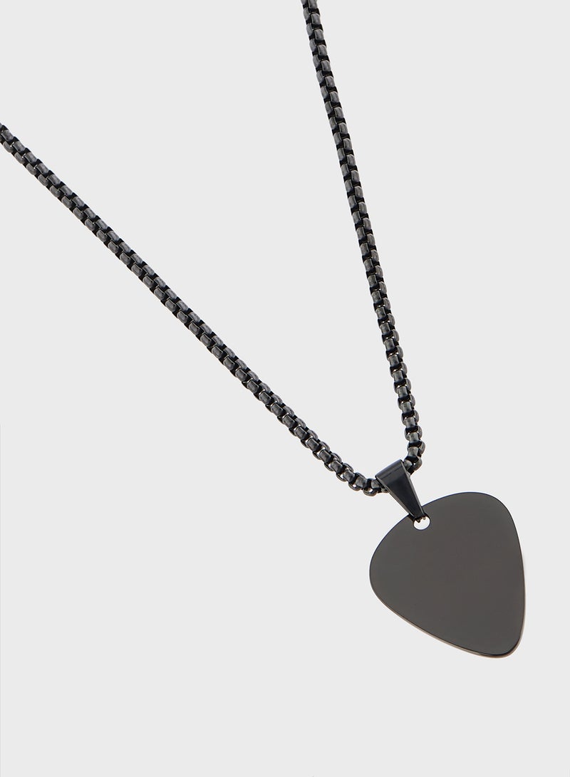 Robert Wood Pendant Chain Necklace  - Image 2