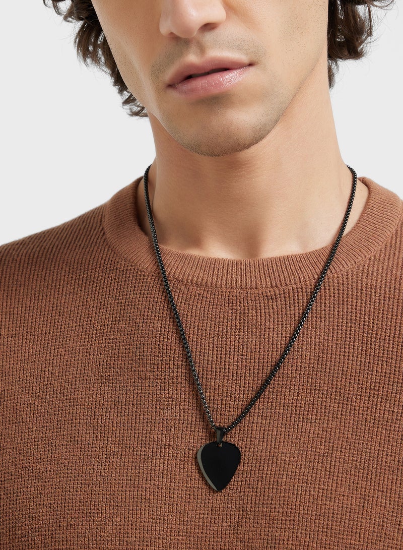 Robert Wood Pendant Chain Necklace  - Image 4