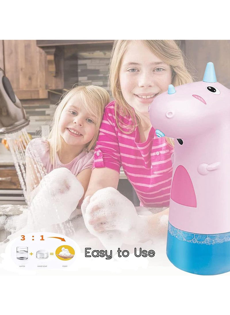 Generic - Cartoons Automatic Hand Soap Dispenser,250 ML USB Rechargeable Kids Automatic Hand Soap Dispenser Shower Gel Shampoo Bottle for Bathroom Home School - Image 1