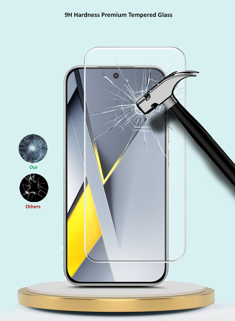 GMAX Xiaomi Poco F8 Ultra 5G 2025 GMAX Premium Series Curved Edges 9H 2.5D Tempered Glass Screen Protector - Clear - Image 3