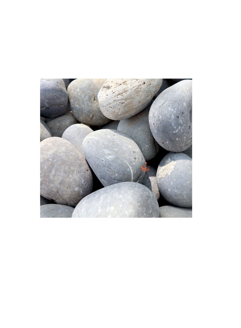 KNP Gray River Pebbles Natural Garden Material  3-5 CM 20KG - Image 2