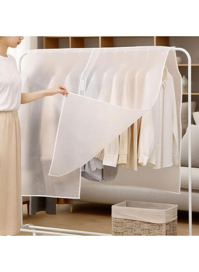 Bukela Dust-proof Hanger Cover, Storage Cover for Hanging Clothes Bag, Waterproof Clothing Hanger Cover, Transparent Clothing Suit Jacket and Dress Wardrobe Shoulder Cover (transparent) - Image 5