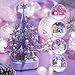 MEIEST Christmas Tree Building Blocks SetDIY Purple Crystal Christmas Tree Music BoxXmas Holiday Construction Toy GiftHome Decor - Image 4