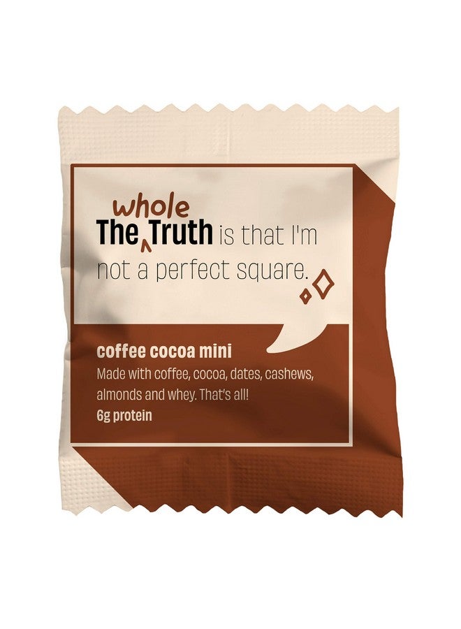 The Whole Truth Mini Protein Bars | Coffee Cocoa | Pack Of 8 X 27G Each | No Added Sugar | No Preservatives | No Artificial Sweeteners | No Gluten Or Soy | All Natural Ingredients - Image 2