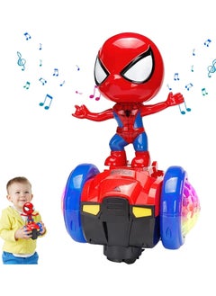 Toy Box Spiderman Balance Car Toy With Flashlight And Music  - Image 1