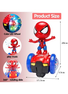 Toy Box Spiderman Balance Car Toy With Flashlight And Music  - Image 3
