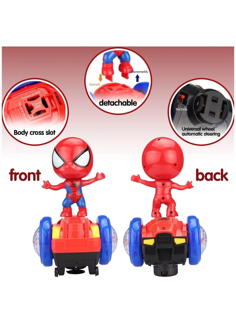 Toy Box Spiderman Balance Car Toy With Flashlight And Music  - Image 4