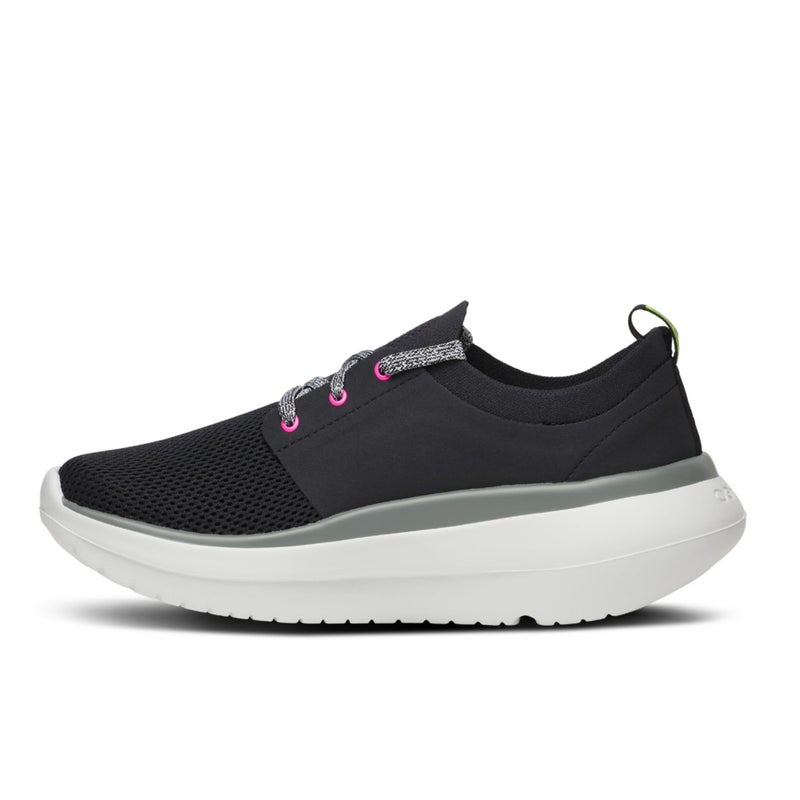 OOFOS OOmy Stride Recovery Shoe, White & Black - Womenâ€™s Size 10 - Image 5