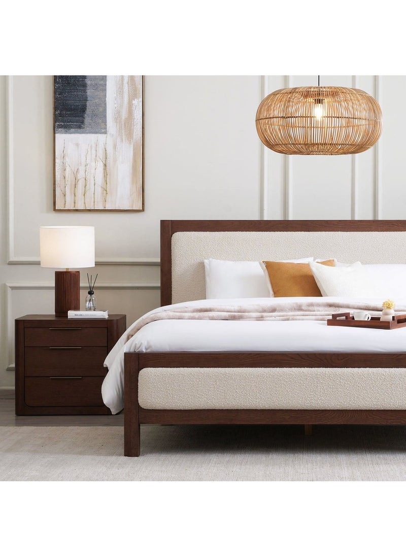 Pan Home Benito King Bed 180X200 Cm - Dark Brown  - Image 1
