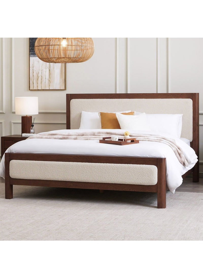 Pan Home Benito King Bed 180X200 Cm - Dark Brown  - Image 2
