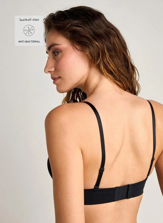 Splash FAV Push-Up Balconette Bra with Hook and Eye Closure