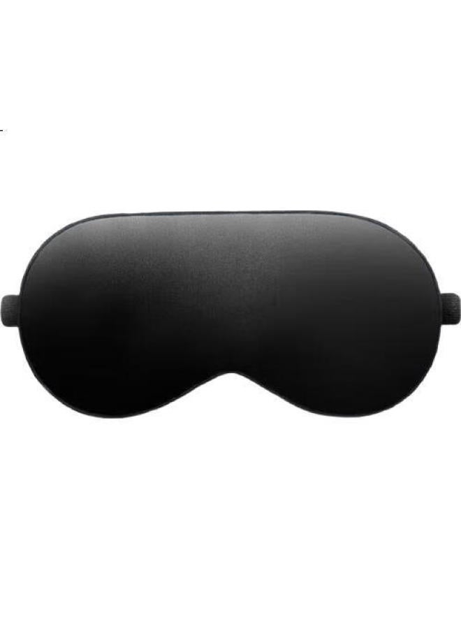 NOLANSEND Nuolanshendi Eye Mask, Sleep Light Blocking, Adjustable Breathable, Unisex, For Sleeping, Eye Protection, Office, Travel, Silk, Black - Image 1