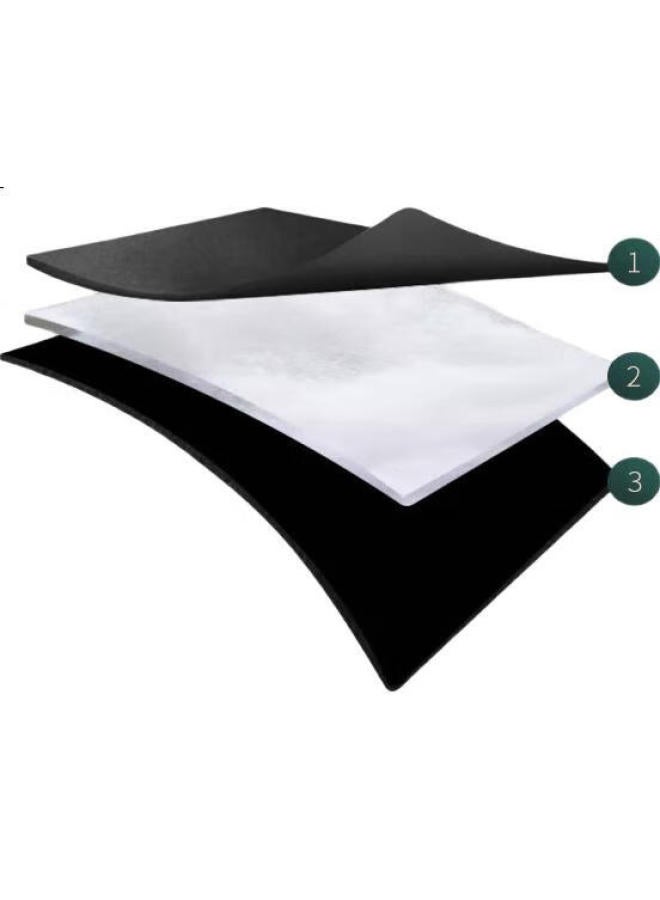 NOLANSEND Nuolanshendi Eye Mask, Sleep Light Blocking, Adjustable Breathable, Unisex, For Sleeping, Eye Protection, Office, Travel, Silk, Black - Image 2