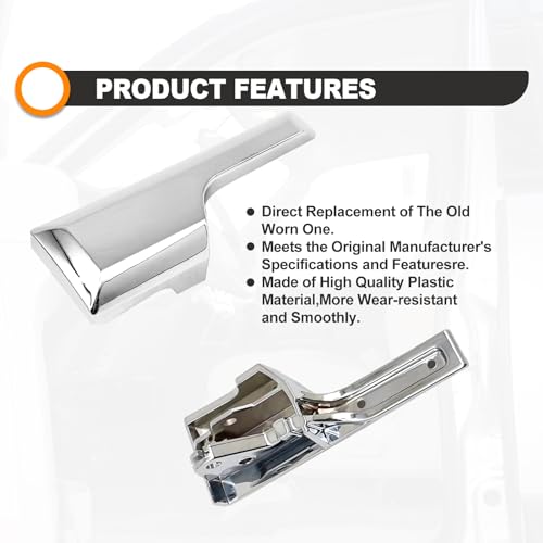 Vrasly Right Passenger Side Interior Door Handle Front Or Rear, Compatible with 2007-2017 Ford Expedition Lincoln Navigator Right Passenger Side for DHA49646 8L1Z7821818A - Image 3