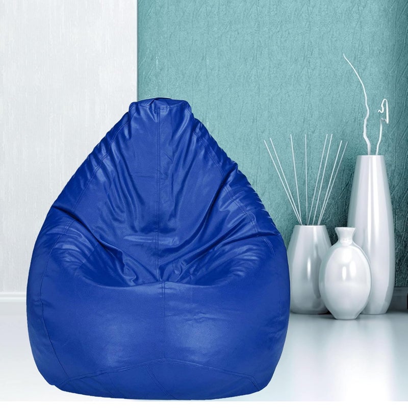 Generic Lexavi Brand Bean Bag Cover Without Beans Blue SizeXXL  - Image 1