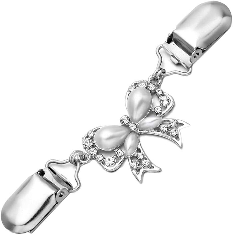 klarako Crystal Sweater Clips Chain for Women Cardigans Shawl Dress Cloak Shirt Scarf Clasp Pin - Image 5