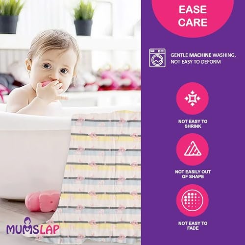MumsLap Baby Muslin Blanket for Newborn | 6 Layer Gauze Cotton | Soft Swaddle Wrap Blanket/Quilt/Bath Towel/Nursing Cover/Crib Blankets for Boys and Girls (Doggy), 200 tc,Multicolor - Image 4