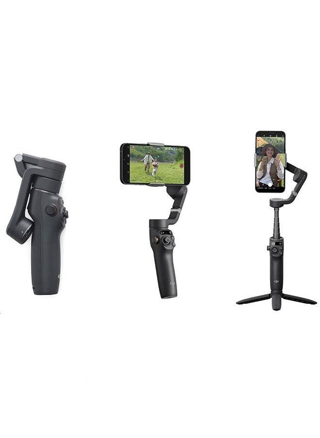 dji - OSMO 6 Smartphone Gimbal Stabilizer, 3-Axis Phone Gimbal, Built-In Extension Rod, Portable and Foldable, Android and iPhone Gimbal with ShotGuides, Vlogging Stabilizer, YouTube TikTok Video - Image 1
